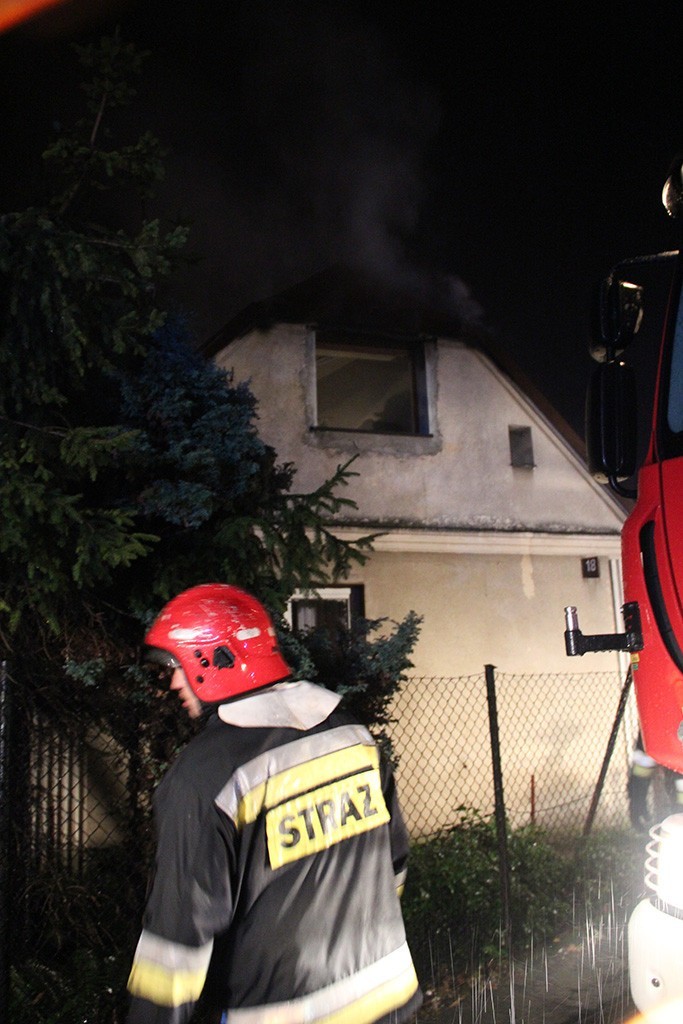 Groźny pożar w Bielsku-Białej. Nocna akcja strażaków