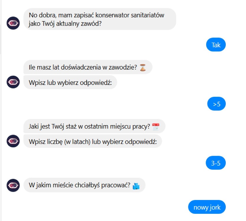 Facebookowy bot znajdzie ci pracę. Wymyśliła go firma z...