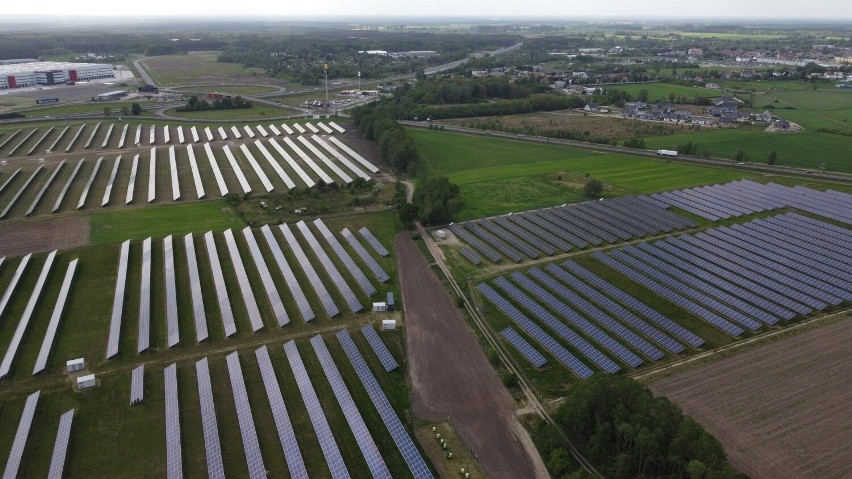 Farma fotowoltaiczna Polenergii S.A. w okolicy Sulechowa