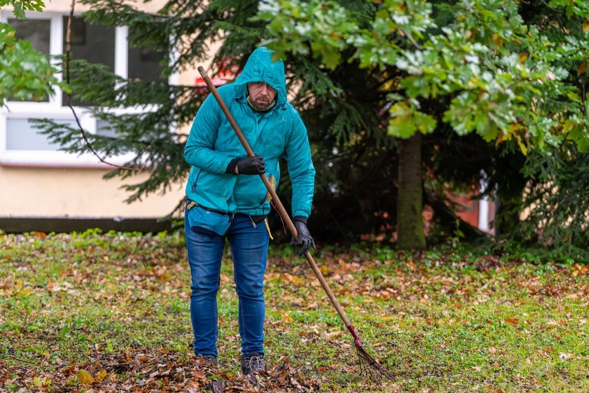 Wolontariusze Fundacji Nowe Kierunki sprzątają Stary...