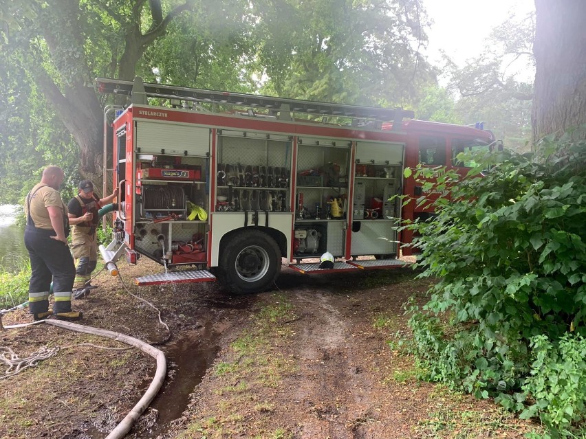 Powiat chodzieski: Ćwiczenia straży pożarnej w lasach koło Oleśnicy [ZDJĘCIA] 