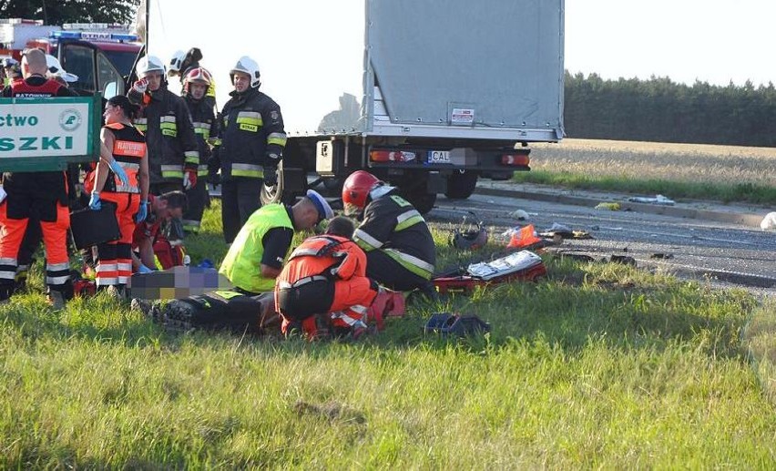 Pięć osób rannych w wypadku w Wieszkach [zdjęcia]