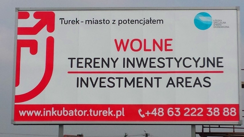 Turecka Strefa Inwestycyjna promowana na billboardach