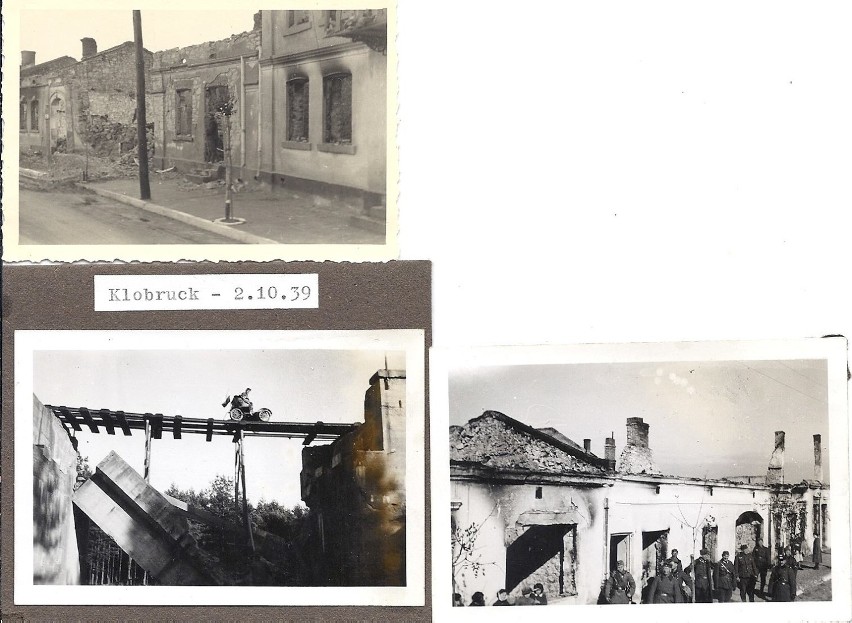 Zdjęcia z początkowego okresu okupacji Kłobucka. Pochodzą ze...
