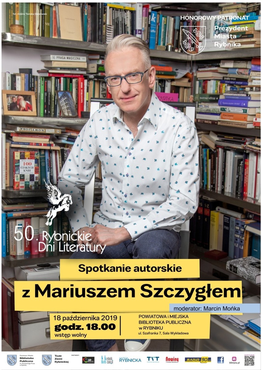 50 Rybnickie Dni Literatury: Gretkowska, Davies i Szczygieł wkrótce w bibliotece