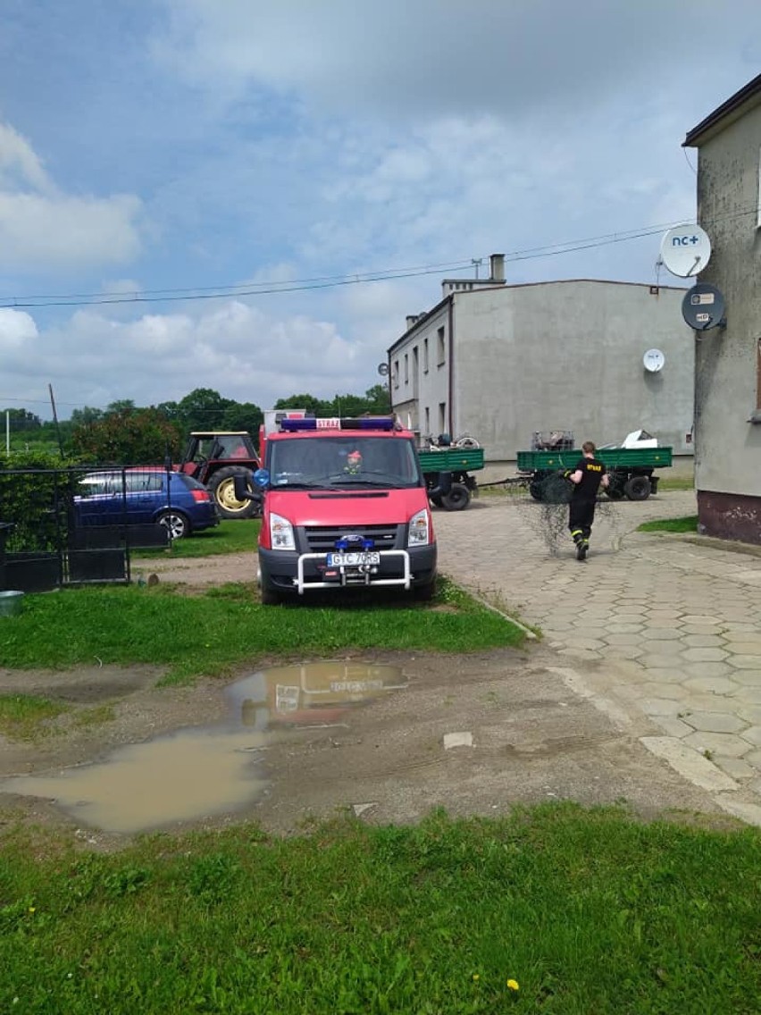 Strażacy z OSP Boroszewo w gminie Tczew dla Angeliki Rytel