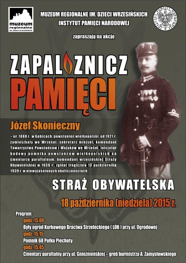 Września: Zapal znicz pamięci.