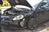 Wypadek na Paruszowcu na skrzyżowaniu Wielopolskiej i Mikołowskiej. Kobieta w ciąży w szpitalu FOTO