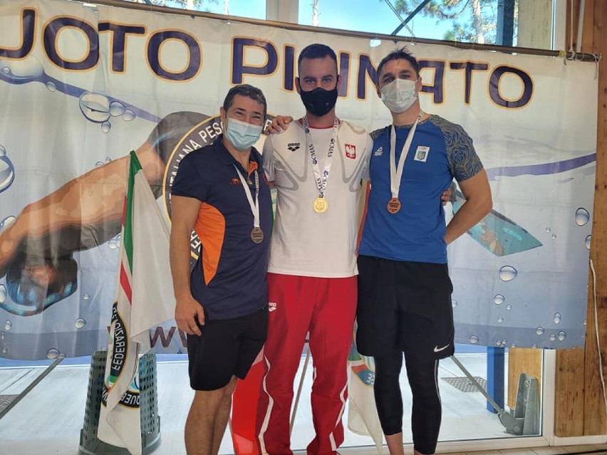 Bartosz Smaruj wraca do Chodzieży z Włoch, ze złotym medalem Mistrzostw Europy Mastersów