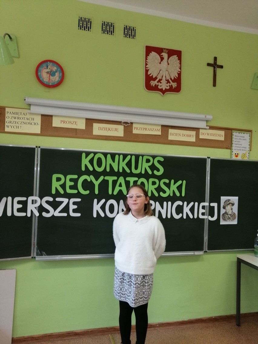 Konkurs recytatorski na początek obchodów okrągłego...