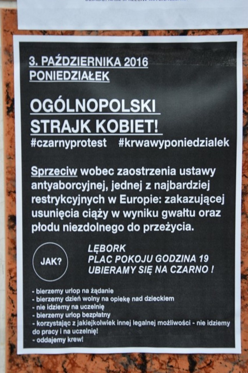 Czarny Protest w Lęborku