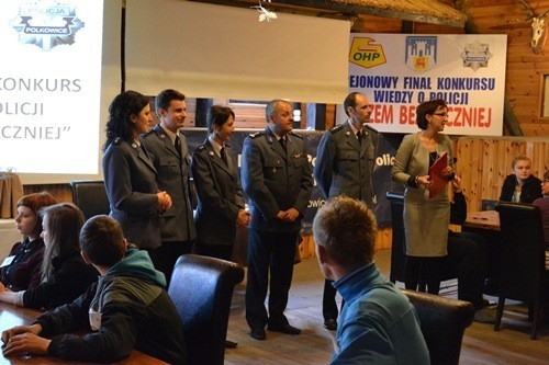 Rejonowy półfinał konkursu policyjnego odbył się w gm. Przemków. Wzięło w nim udział osiem drużyn.