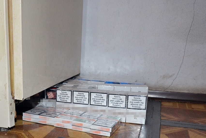 Nielegalne papierosy znalezione przez strażników granicznych...