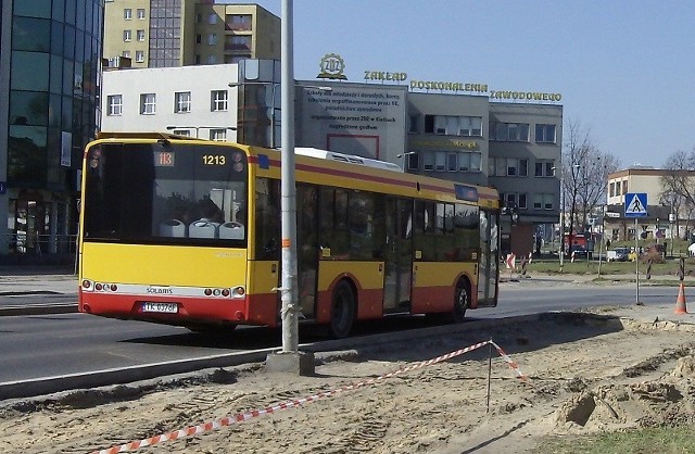 Autobus przy IX Wieków Kielc