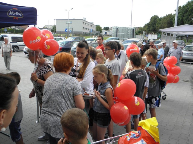 Tłumy na otwarciu Polomarketu w Kłobucku