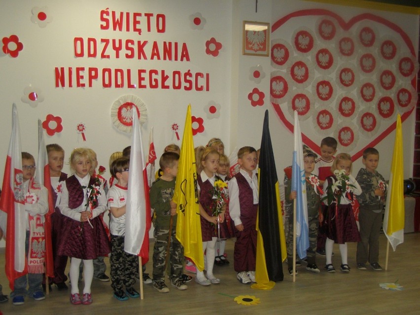 Dzień Niepodległości w przedszkolu w Chmielnie