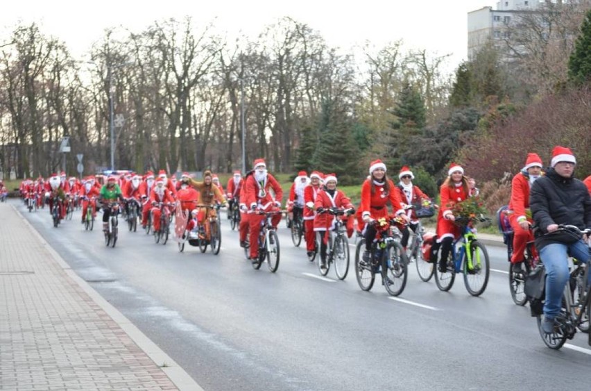 Mikołaje na Rowerach - tak to wyglądało w 2019