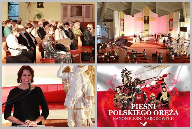 Koncert "Pieśni polskiego oręża: Kanon pieśni narodowych" w kościele przy ul. Ostrowskiej we Włocławku, 2 września 2021 roku.