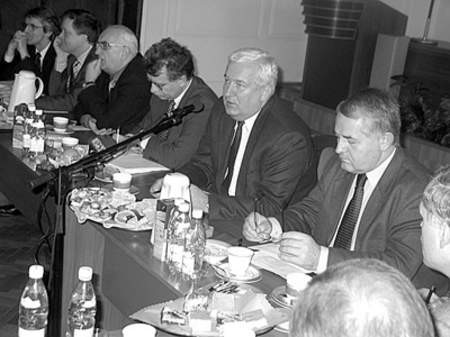 Andrzej Szarawarski prowadził poprzednie spotkania poświęcone sławkowskiemu euroterminalowi.