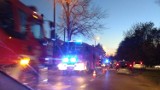 Wypadek z udziałem motocyklisty w Dąbrowie Górniczej. Jedna osoba trafiła do szpitala [ZDJĘCIA]