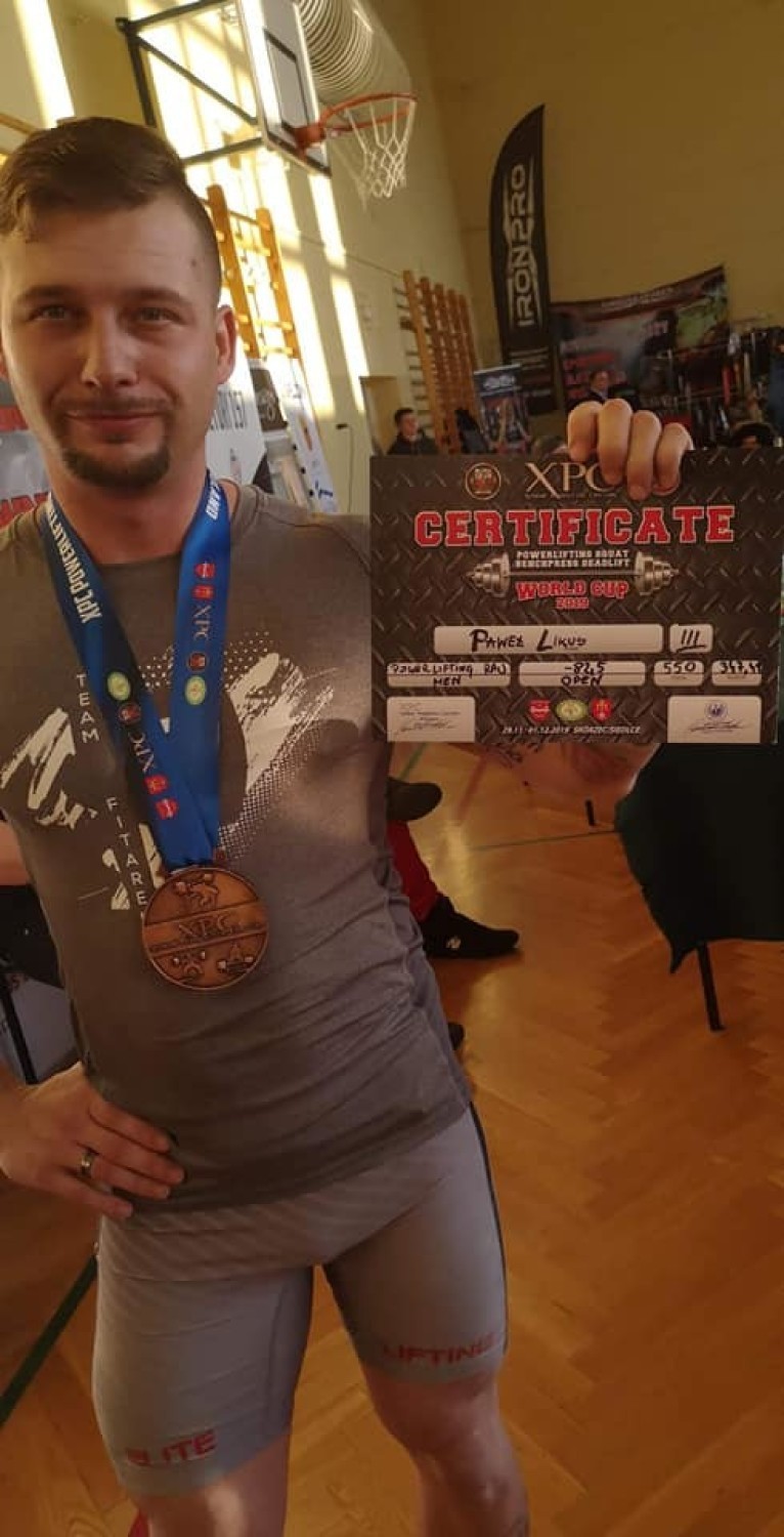 Hutnik z Grębocic trzeci w Pucharze Świata w trójboju siłowym