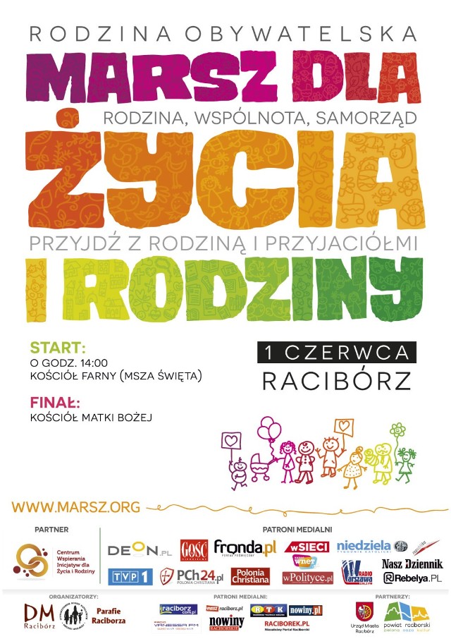 Marsz dla życia i rodziny w Raciborzu