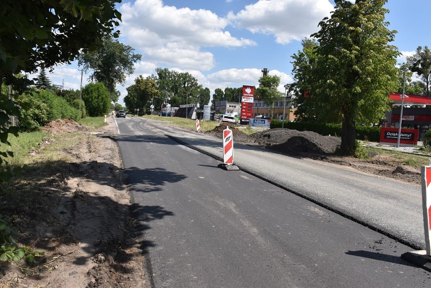 Przebudowa skrzyżowania przy nowym parku handlowym w Malborku