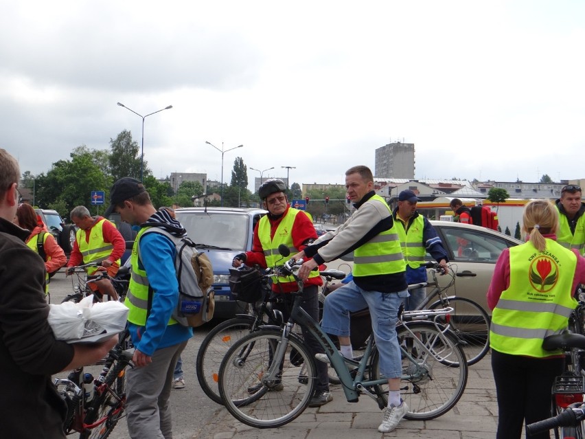 Radomsko: Rajd rowerowy Klubu Wzajemnej Pomocy "Szansa"