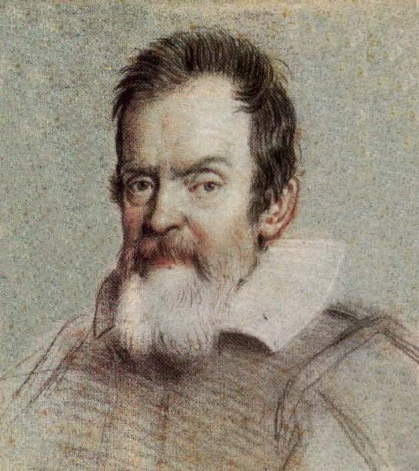 Portret Galileo Galilei (Galileusza) autorstwa Ottavio Leoni