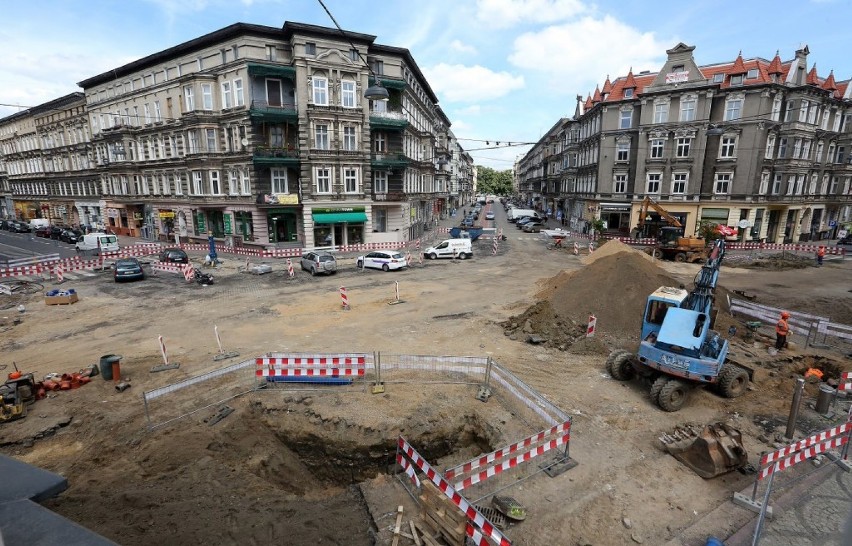 Przebudowa ul. Jagiellońskiej w Szczecinie. Zobacz postęp prac [ZDJĘCIA]