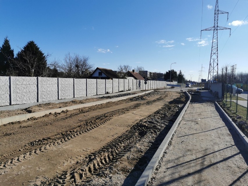 Postępy prac przy budowie ulicy Zauchy w Słupsku [ZDJĘCIA]