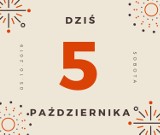 Dziś 5. października. Co się wydarzyło tego dnia? Kto ma imieniny? Jaka będzie pogoda?