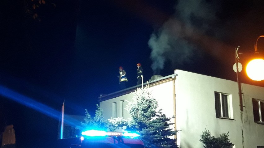 Pożar przewodu kominowego przy ul. Parkowej w Złotowie 
