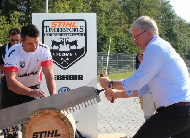 Sthil Timbersports 2015: pokaz w Antoninku