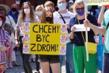 Protest przeciwko budowie "spalarni" w Legnicy. Mieszkańcy boją się o zdrowie [ZDJĘCIA]