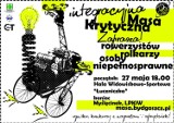 Majowa integracyjna masa krytyczna w Bydgoszczy, czyli rowerzyści, rolkarze i niepełnosprawni razem