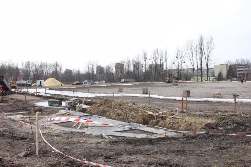 Ruda Śląska: Trwa budowa stadionu lekkoatletycznego