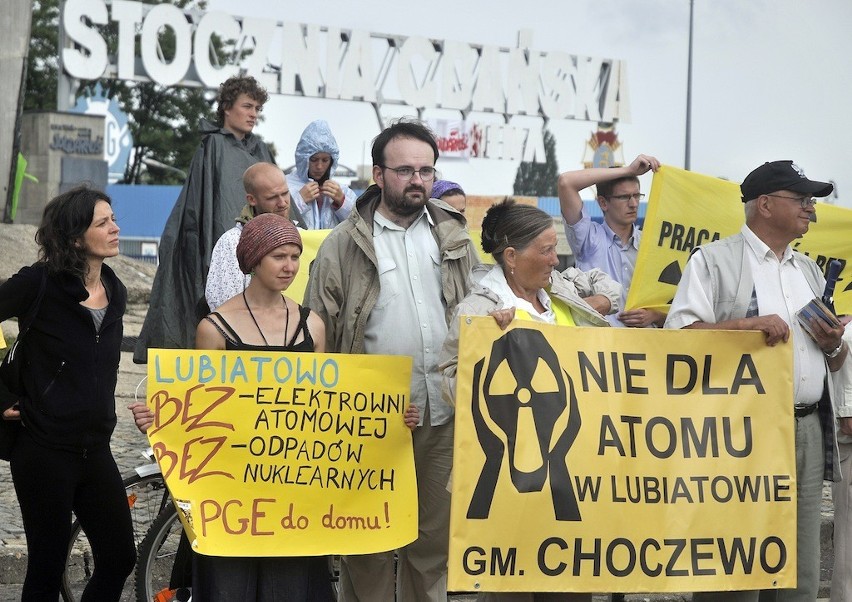 Gdańsk: W niedzielę w Gdańsku odbył się protest przeciwko budowie elektrowni atomowej na Pomorzu