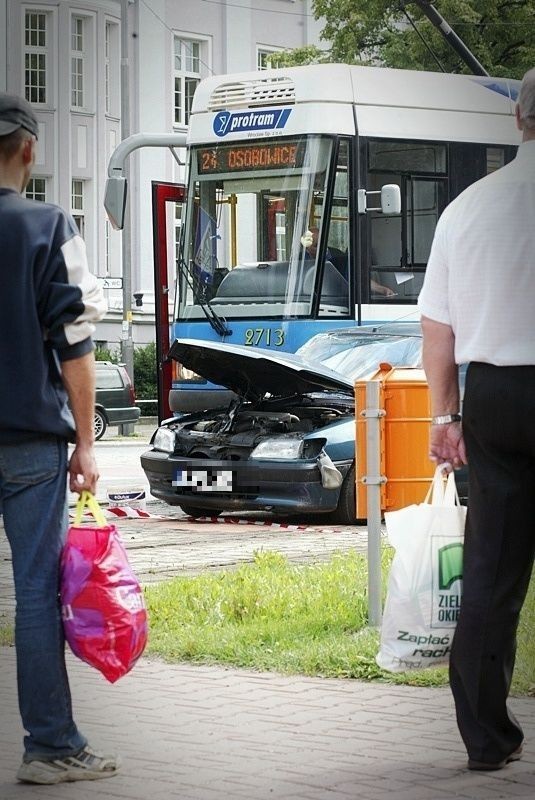 Wrocław: Wypadek na Powstańców Śląskich