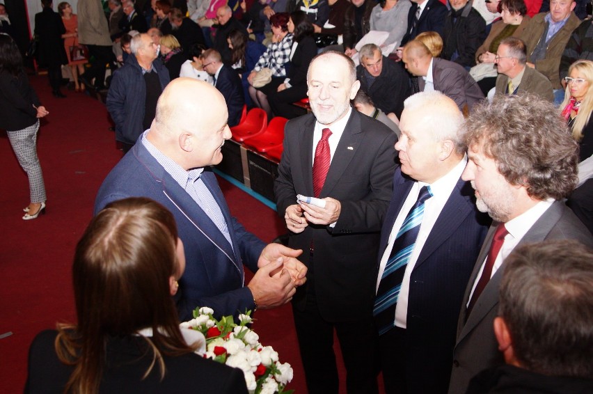 Jarosław Kaczyński na konwencji wyborczej PiS w Kaliszu