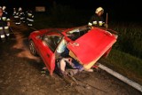 Śmiertelny wypadek na trasie Bysław - Świecie. Nie żyje 21-latka, pięć osób w szpitalu [ZDJĘCIA]