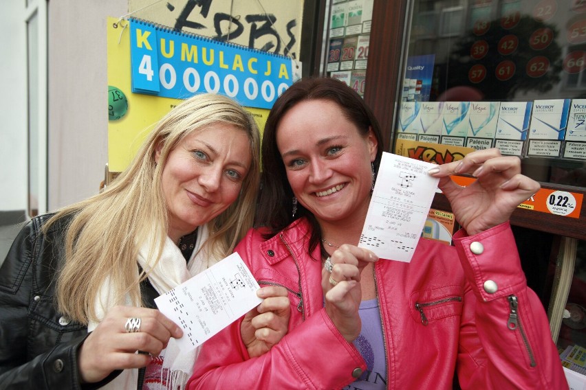 Beata i Dagmara próbowały trafić "szóstkę" w kumulacji Lotto...