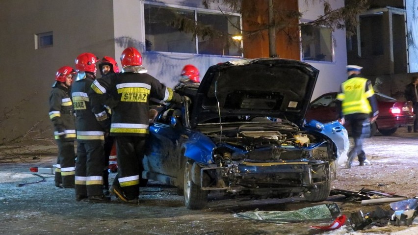 Do zdarzenia doszło na ul. Wyścigowej w nocy z  wtorku na...