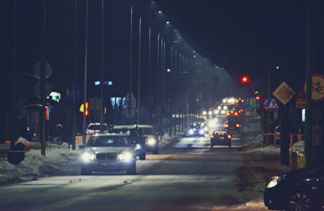 Tak wygląda oświętlenie LED na ulicy Czaplinieckiej w Bełchatowie