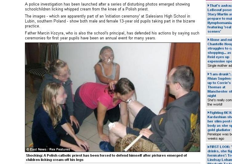 Daily Mail opublikował zdjęcia gimnazjalistów z Lubina