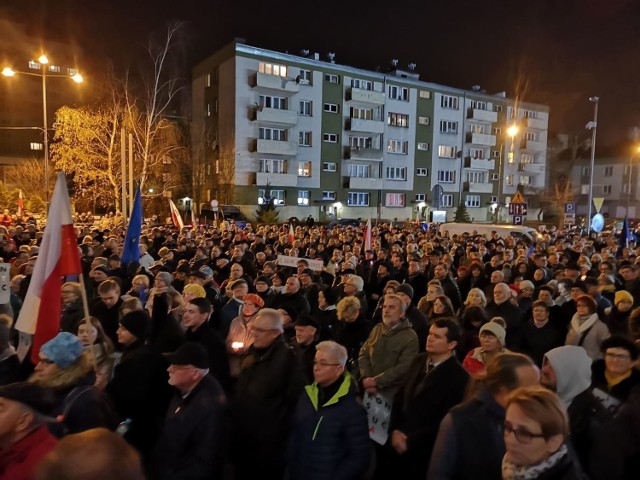 Protest przed Sądem Okręgowym w Katowicach