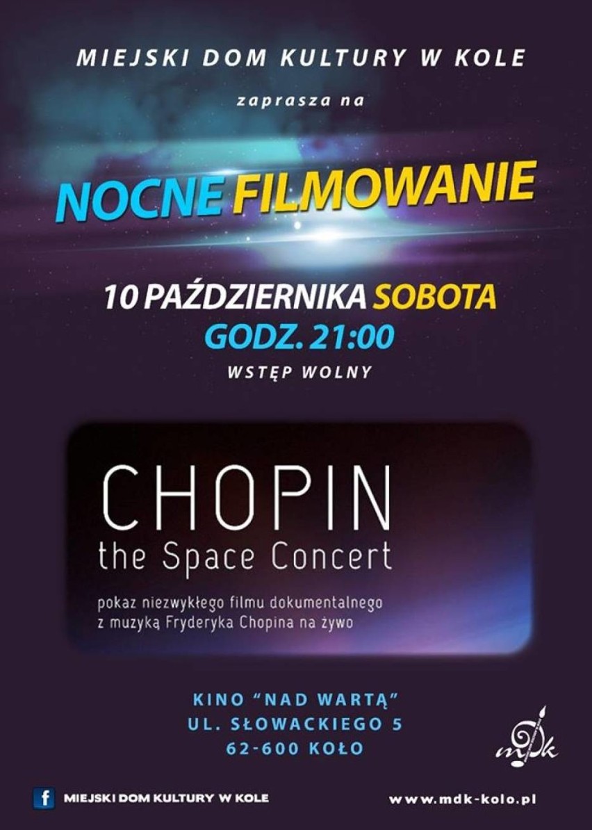 Nocne filmowanie w MDK: Chopin the Space Concert
10...