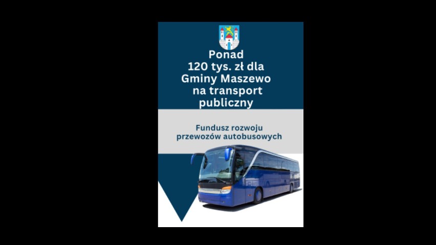 Nowe linie autobusowe w Gminie Maszewo dzięki dofinansowaniu