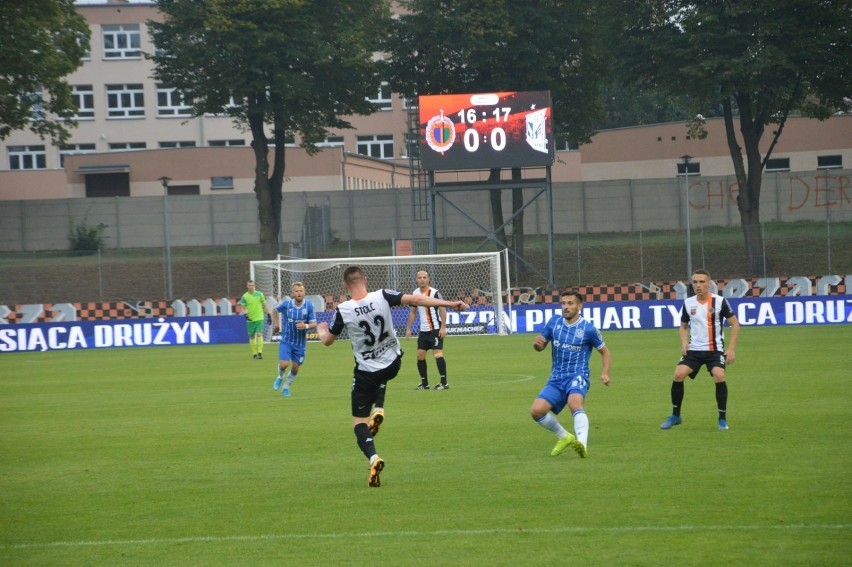 Lech Poznań wygrał z pierwszoligowcem Chrobrym Głogów 2:0...