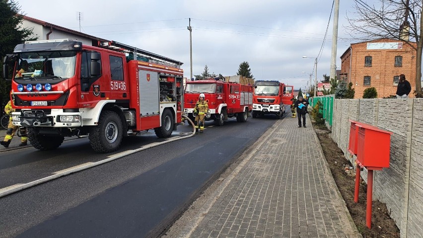 Samochód ciężarowy spłonął doszczętnie!